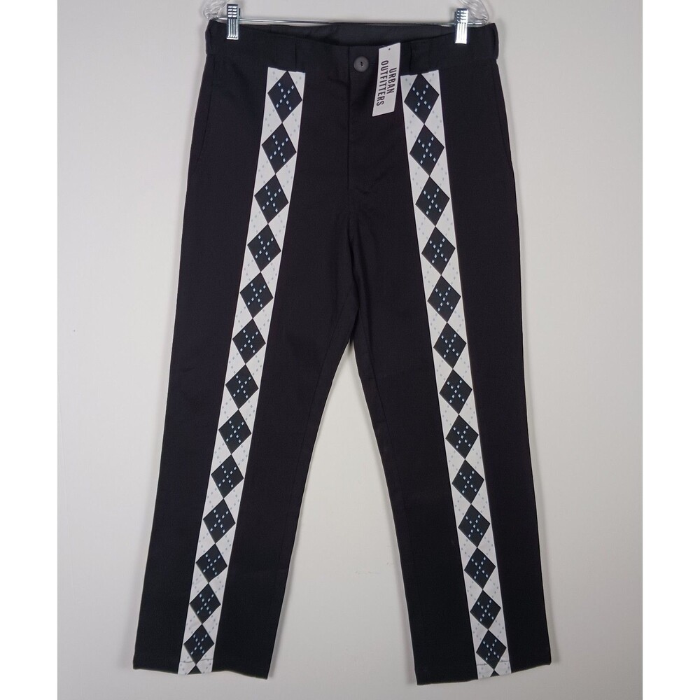 NWT Urban Outfitters Hot Lava Argyle Cotton Straight Leg Pants Sz M Unisex